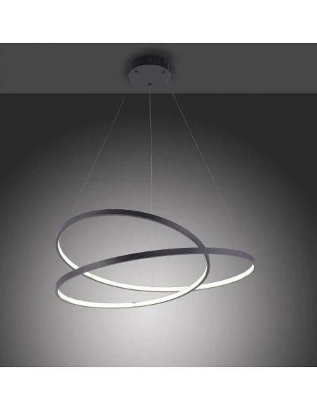 Suspension - Roman - Noir - Aluminium